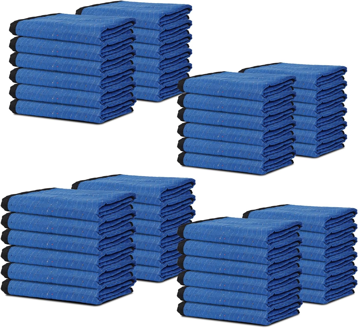 ZENY 80x 72 Moving Blankets- 48 Pack Quilted Shipping Furniture Moving Pads