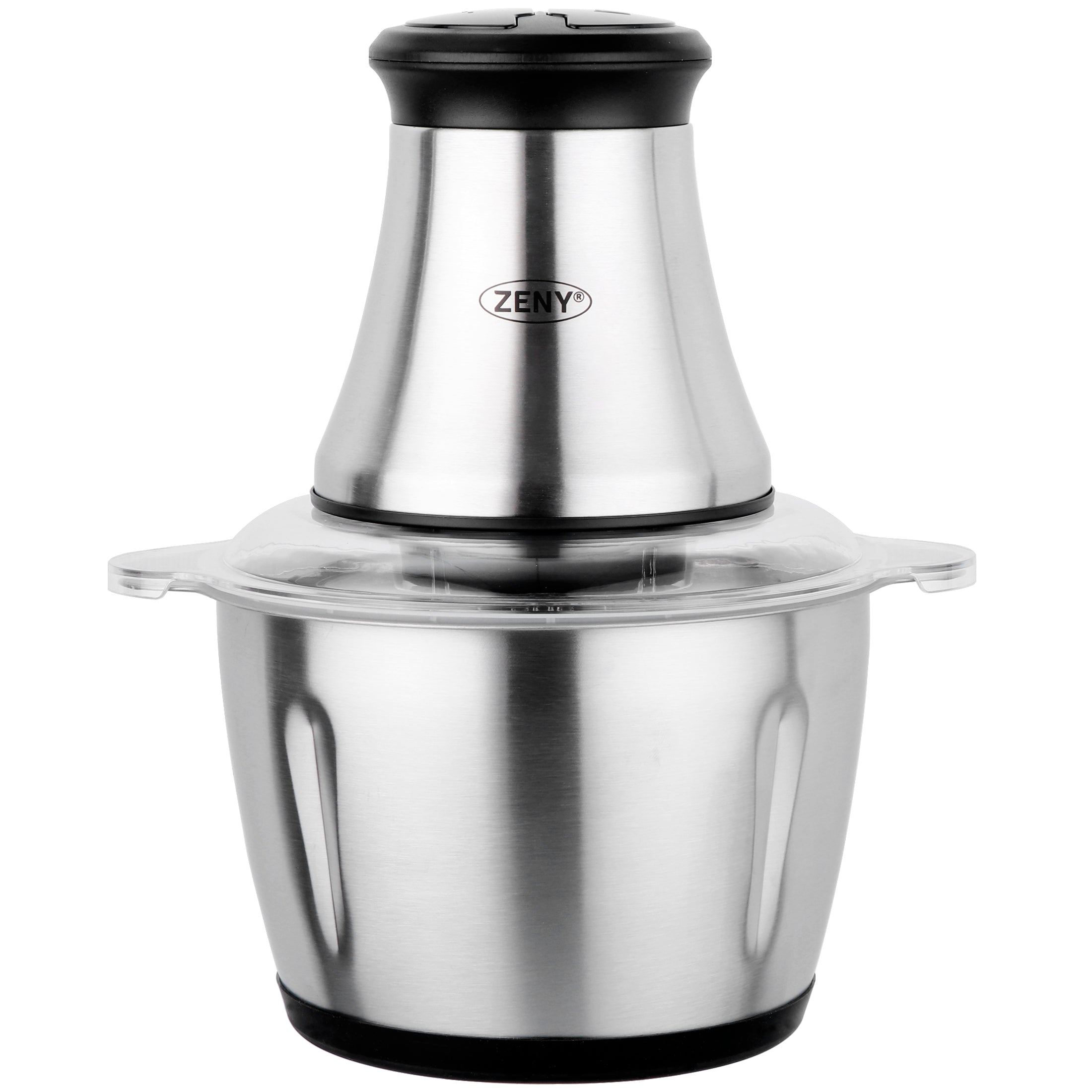 ZENY Electric Meat Grinder, 8 Cup 2L Food Chopper with 350W Super Power for Meat Vegetables Onion Fruits, Stainless Steel Food Processor