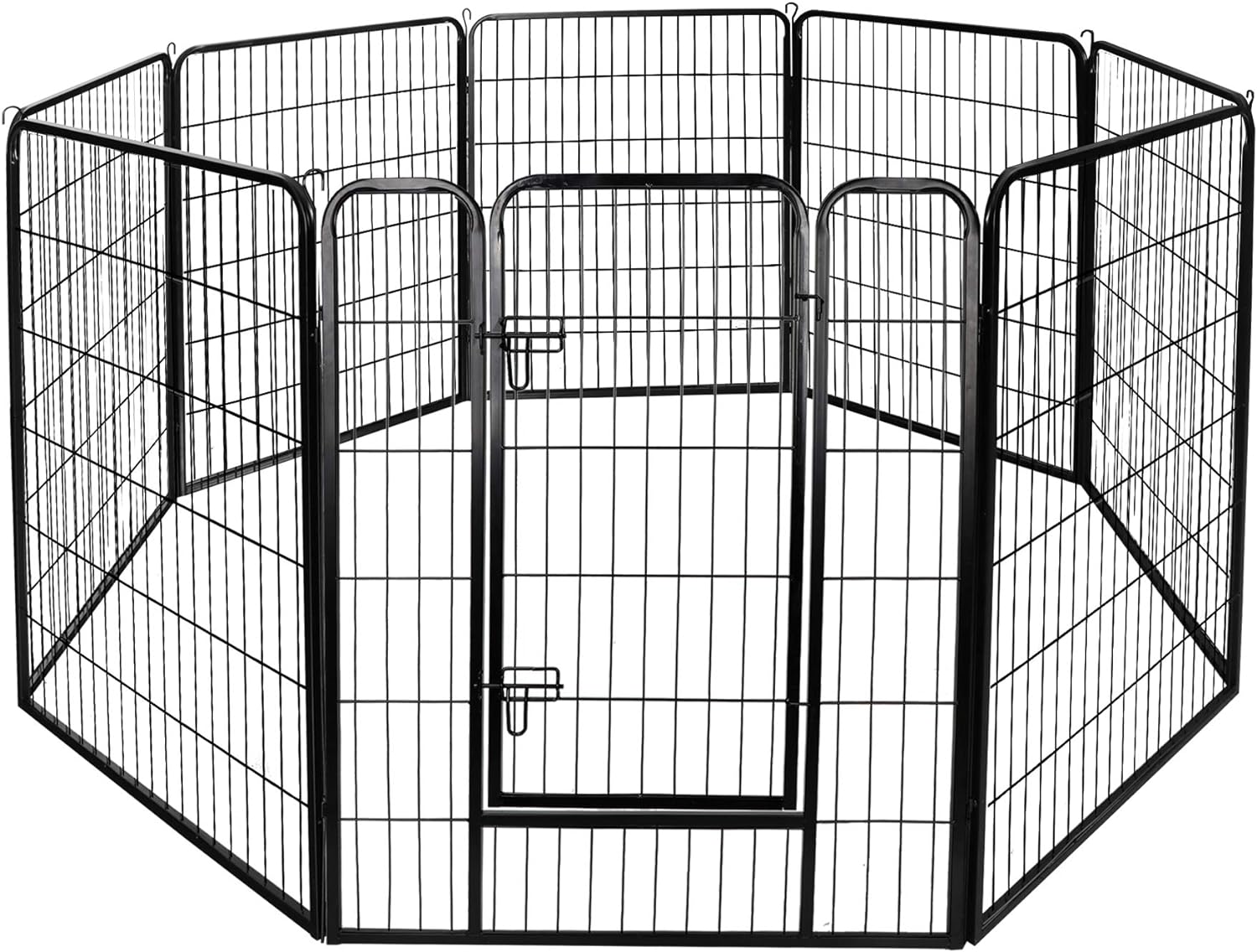 ZENY Pet Dog Playpen Foldable Metal Exercise 8 Panel Design for for Small/Medium Dogs