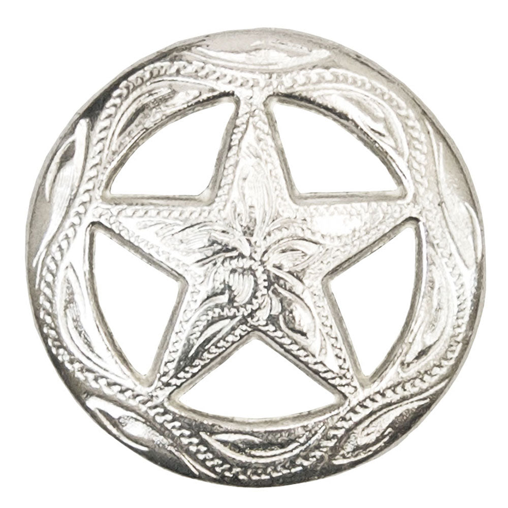 Engraved Ranger Star Concho