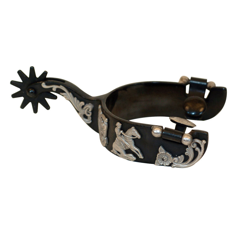 Metalab Mens Floral Reining Spurs