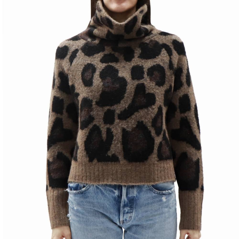 Leopard Bark Knit Sweater