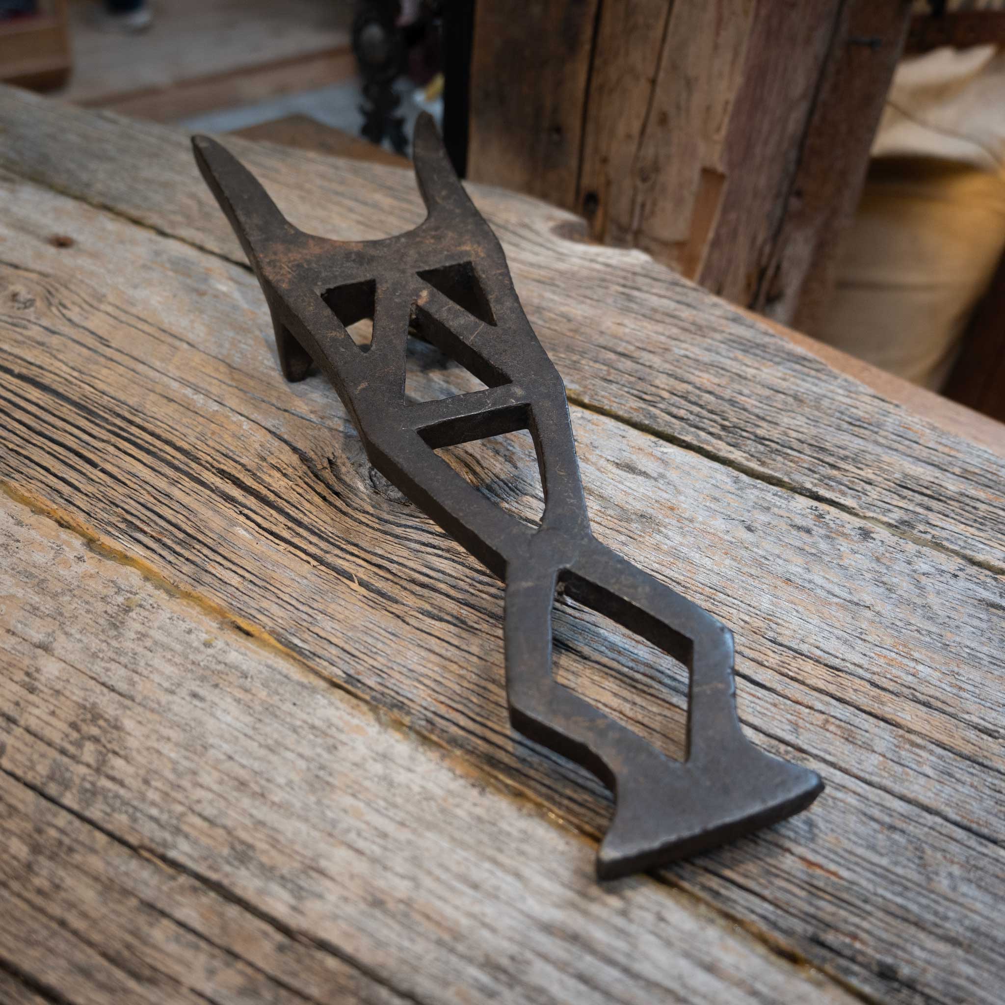 Early 1900's Cast Iron Boot Jack