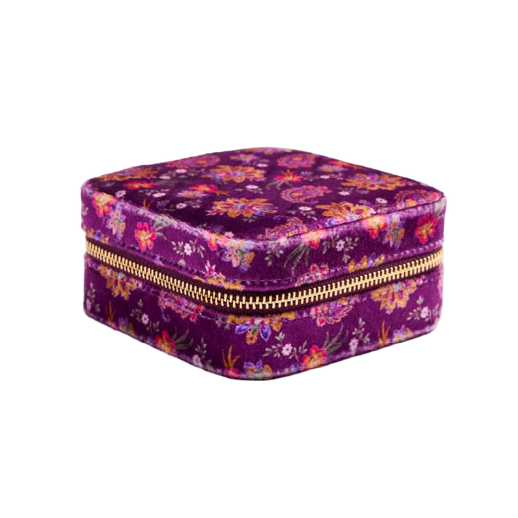 Johnny Was Domitila Velvet Jewelry Box