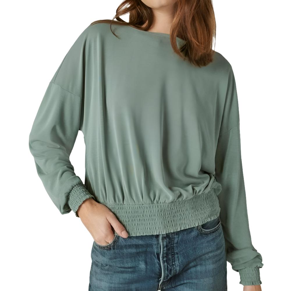 Lucky Brand Sandwash Long Sleeve Tee