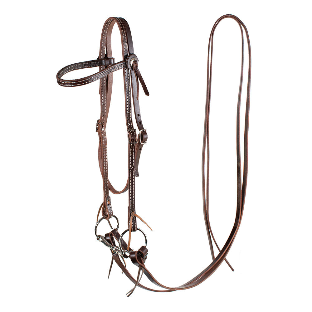 Teskey's Browband Smooth Snaffle Bridle Rig