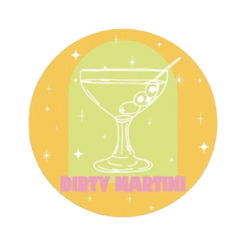 Dirty Martini Coaster - FINAL SALE