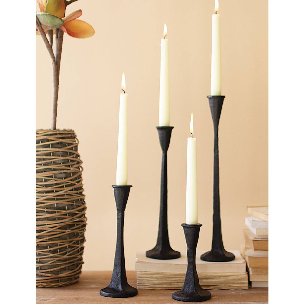 Kalalou Cast Iron Taper Candle Holder