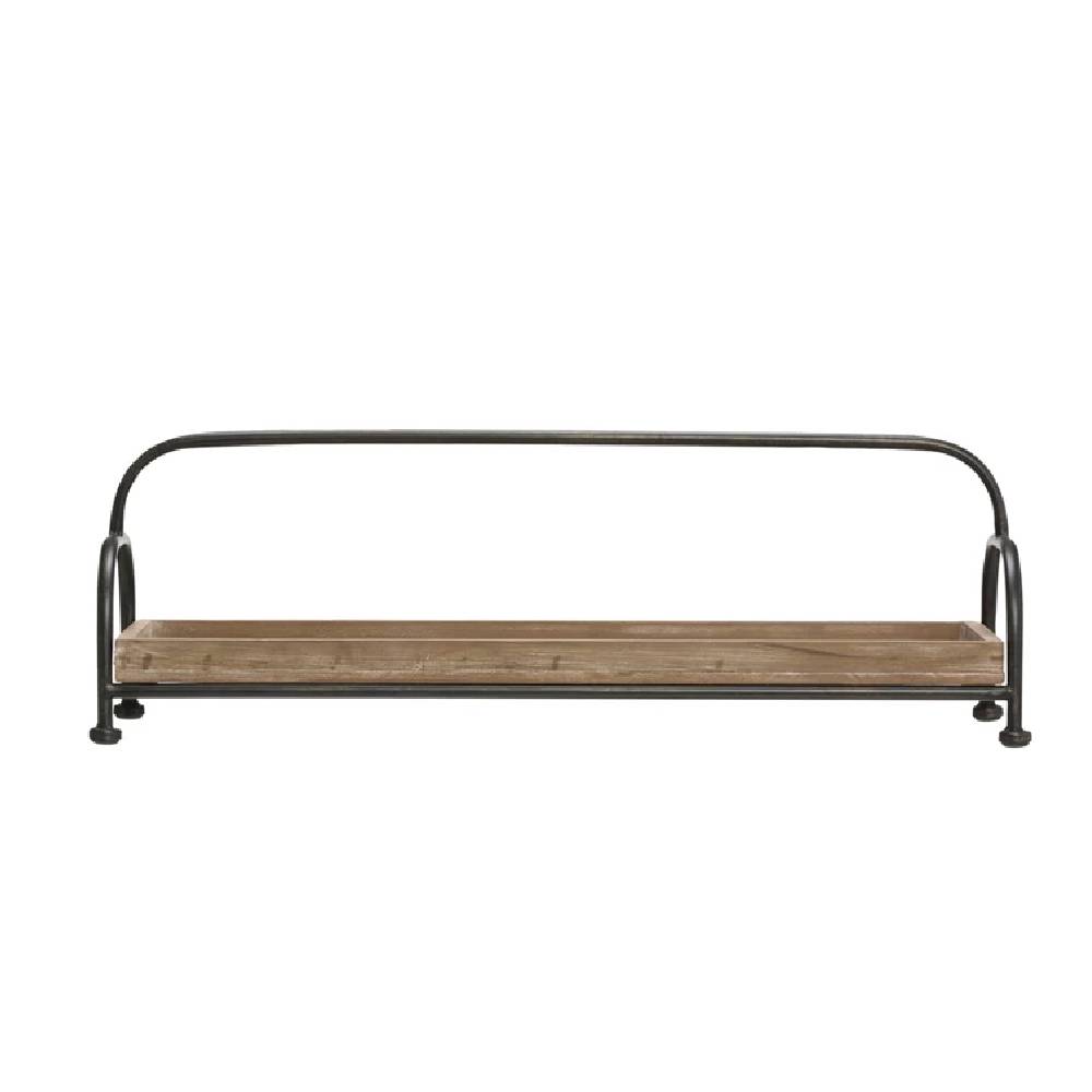 Wood Tray Metal Stand