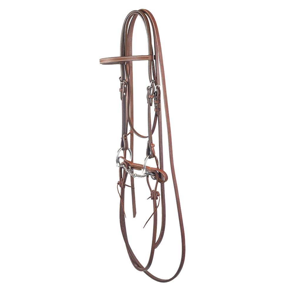 Teskey's Twisted Wire D-Ring Snaffle Bridle Rig