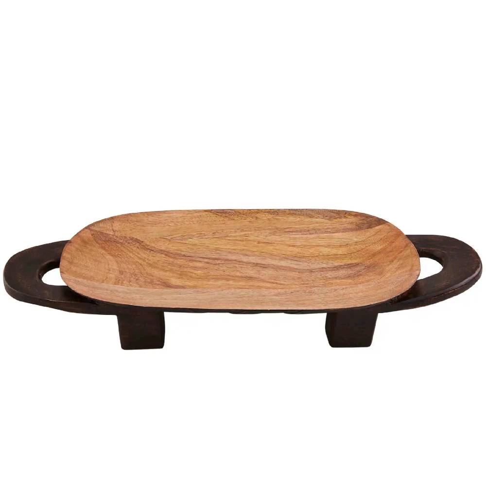Mud Pie Two Tone Wood Tray