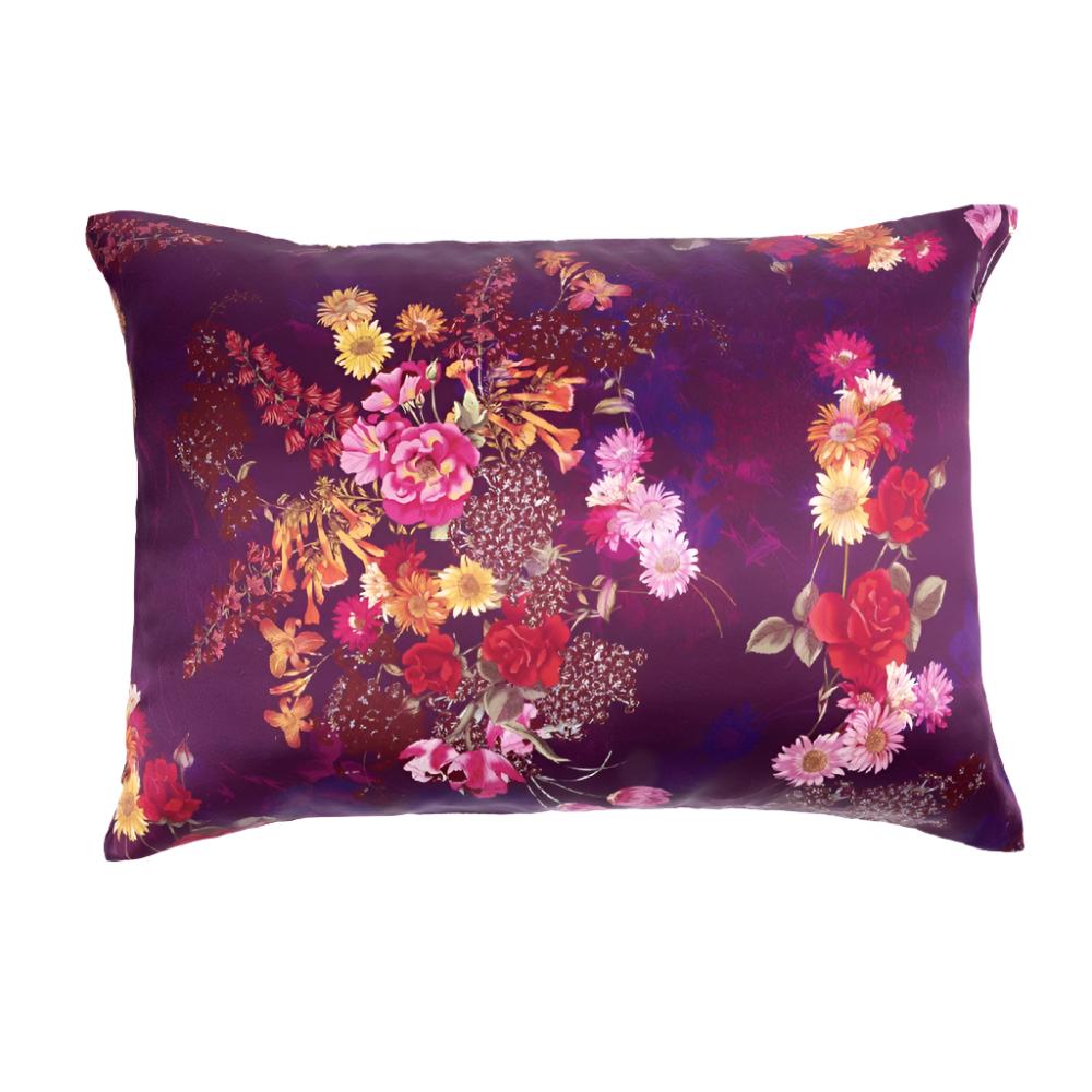 Johnny Was Decklyn Purple Floral Pillowcase