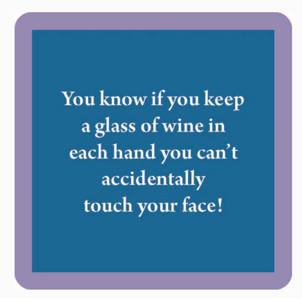 "Glass Of Wine" Coaster