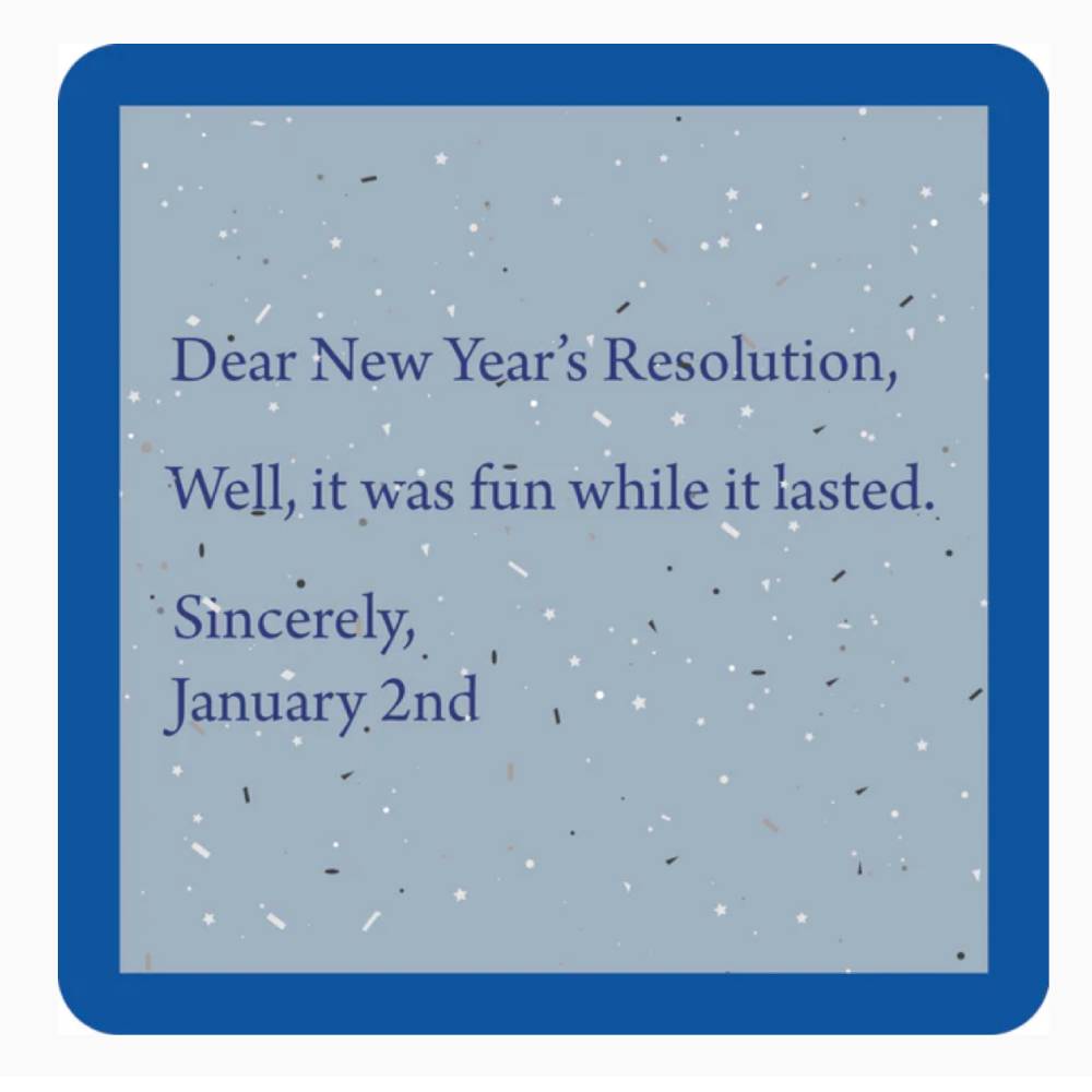 "New Years" Coaster