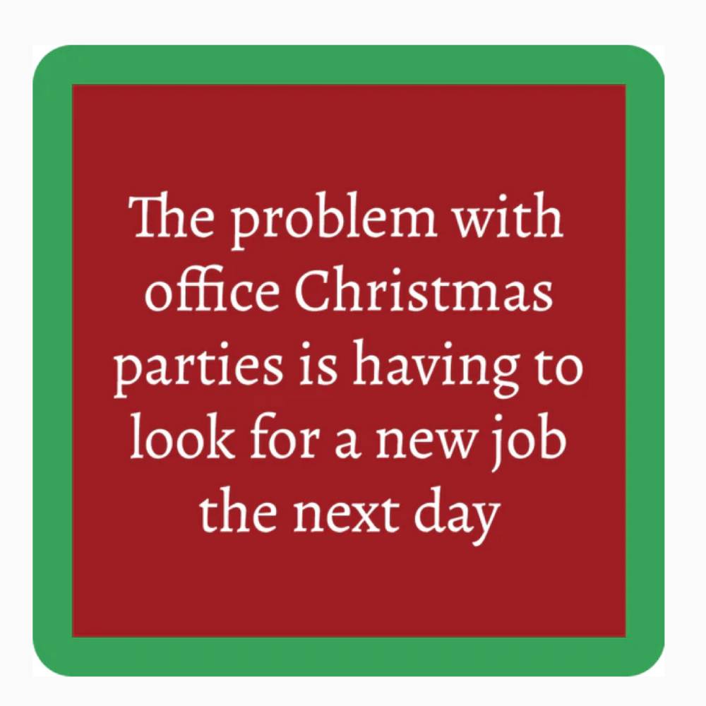 "Office Christmas Party" Coaster