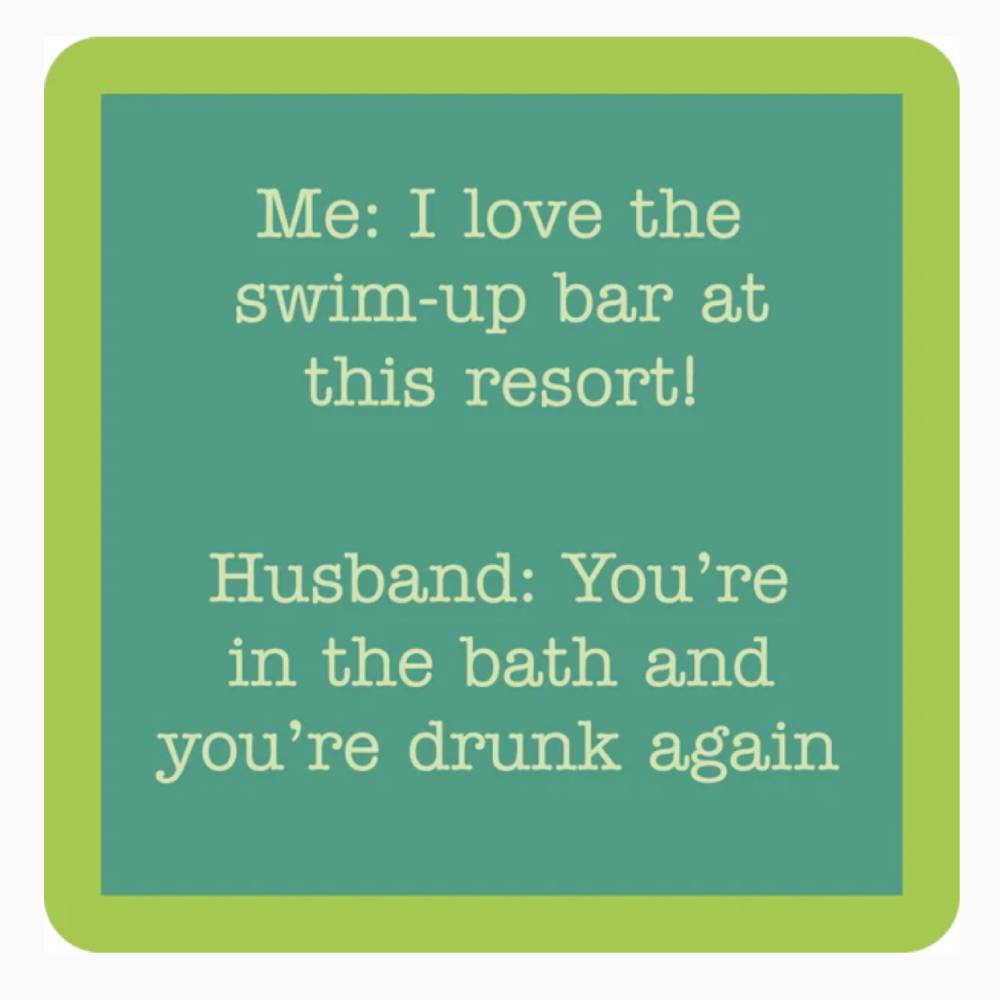 "Swim Up Bar" Coaster