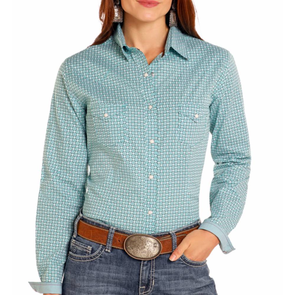 Panhandle Women's Geo Square Shirt