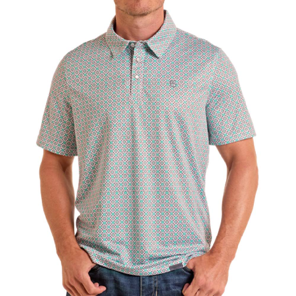 Panhandle Slim Men's Pearl Snap Polo Shirt