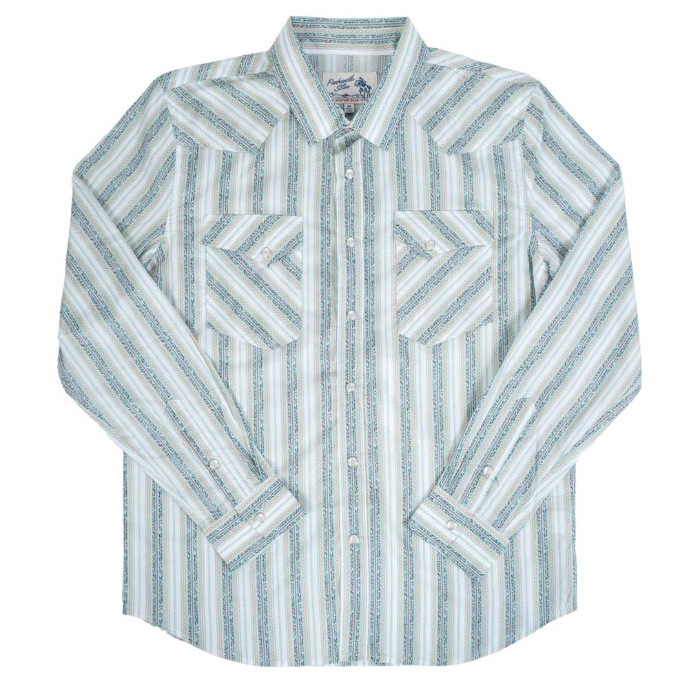 Panhandle Slim Men's Stripe Pearl Snap Shirt