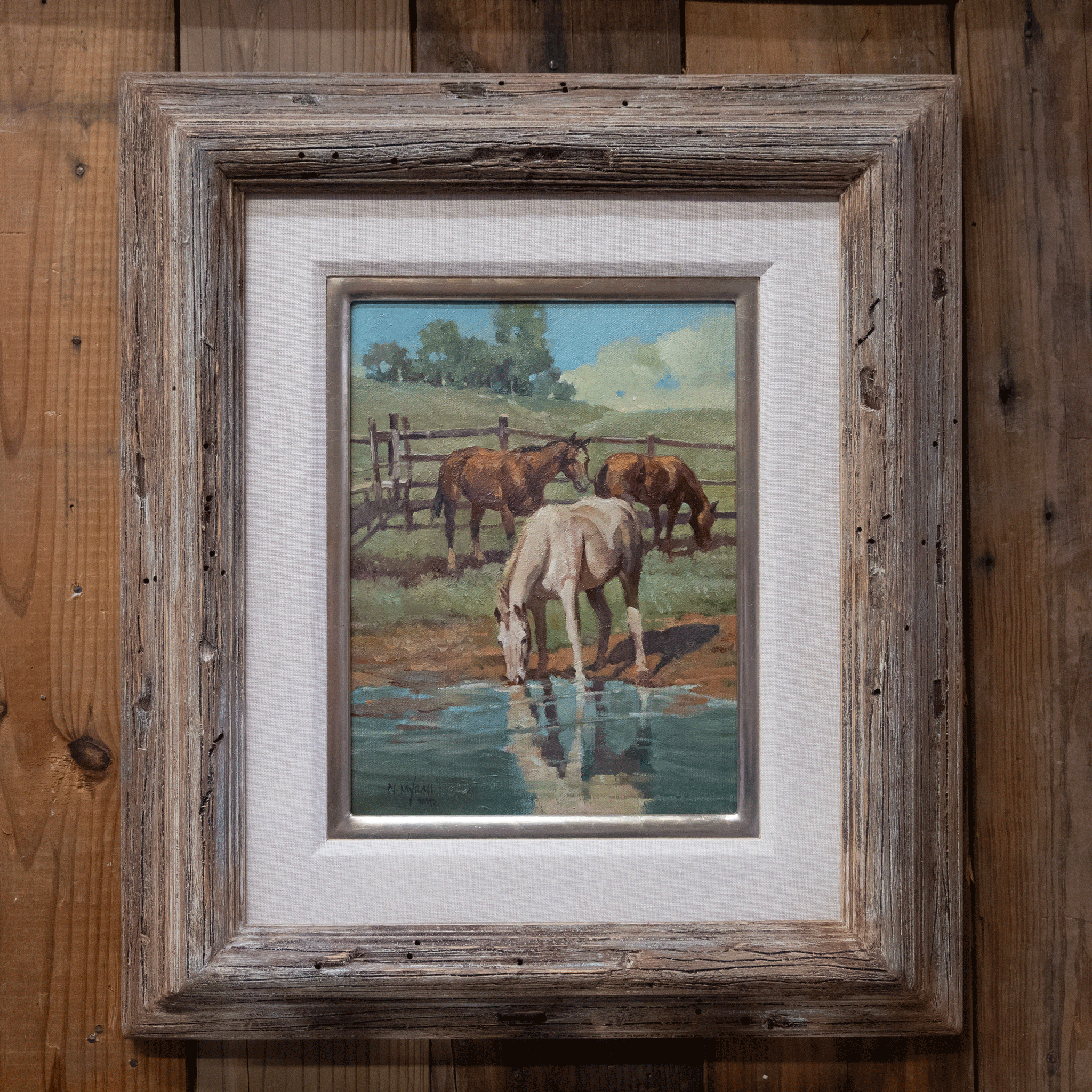 "Cool Water, Green Grass" by Myrna Newman