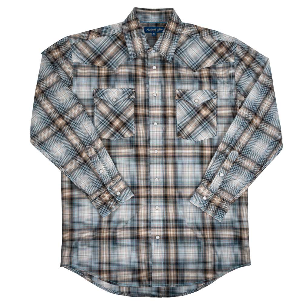 Panhandle Slim Men's Plaid Pearl Snap Shirt