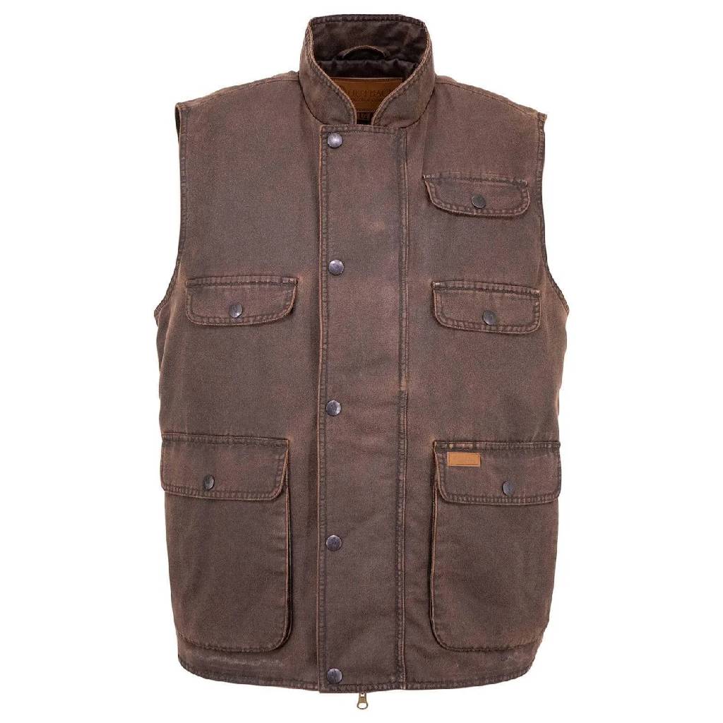 Outback Trading Men's Cobar Vest - Brown