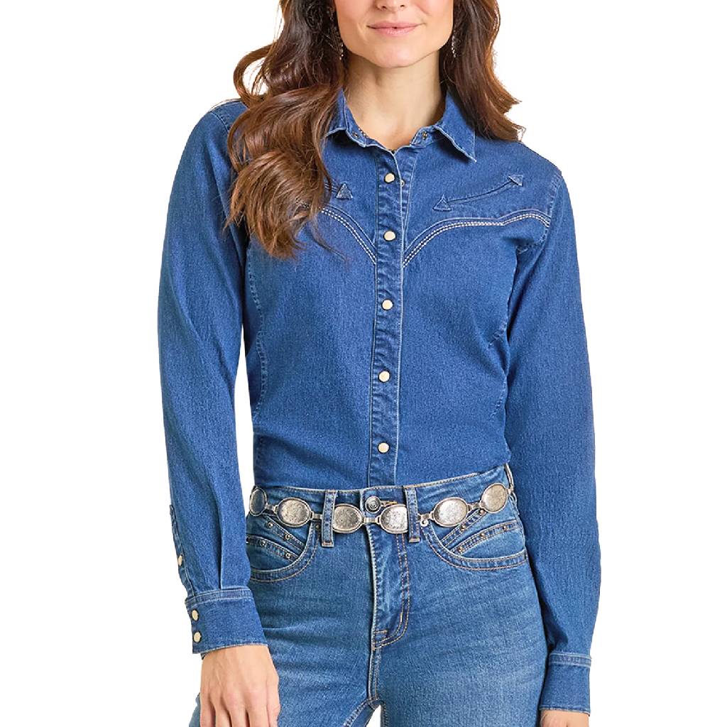 Panhandle Slim Women's Retro Yoked Snap Shirt