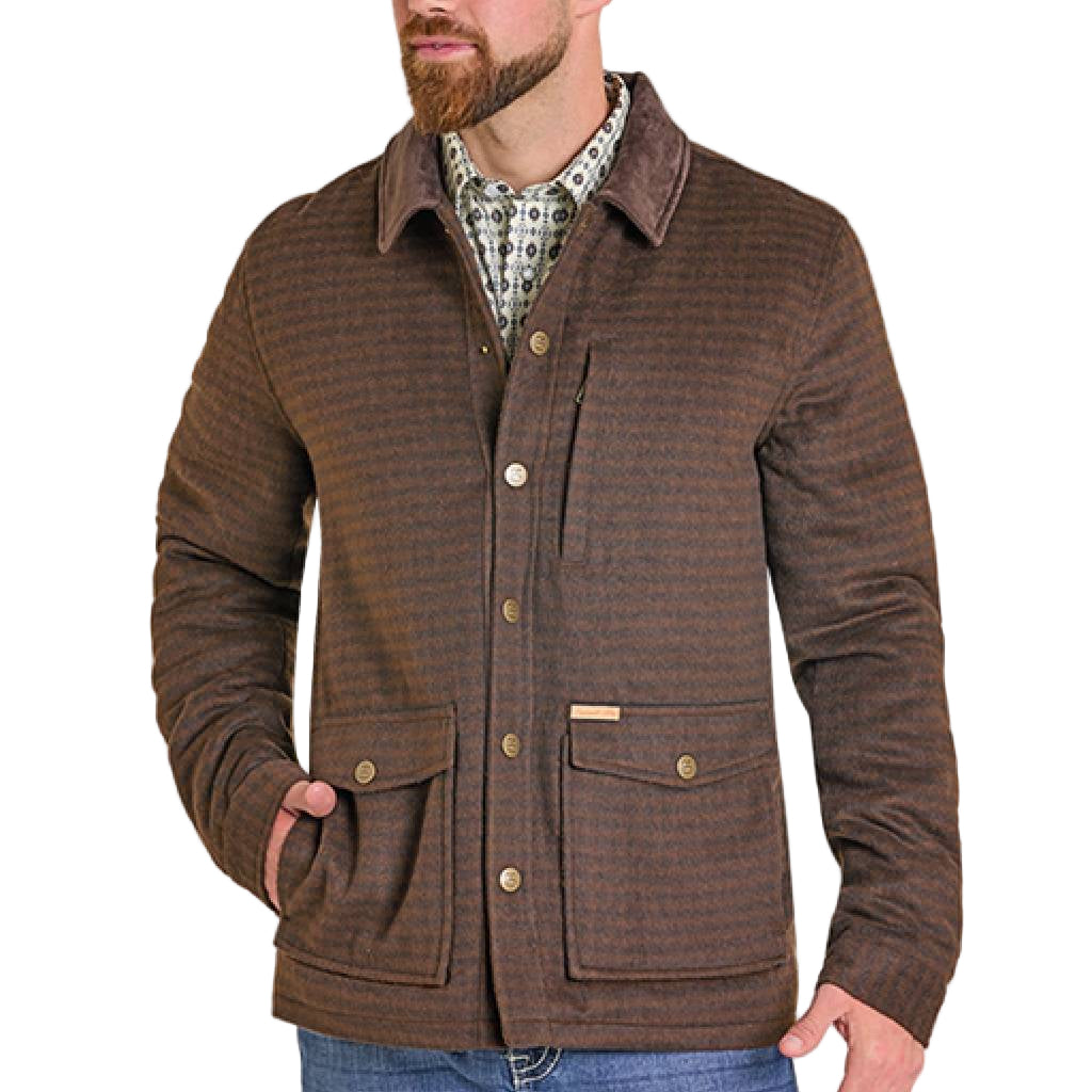 Panhandle Slim Men's Micro Check Wool Jacket