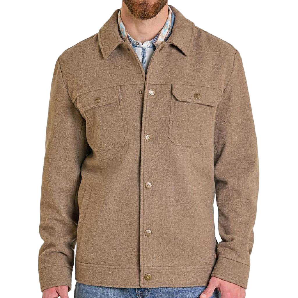 Panhandle Slim Men's Solid Heather Wool Jacket