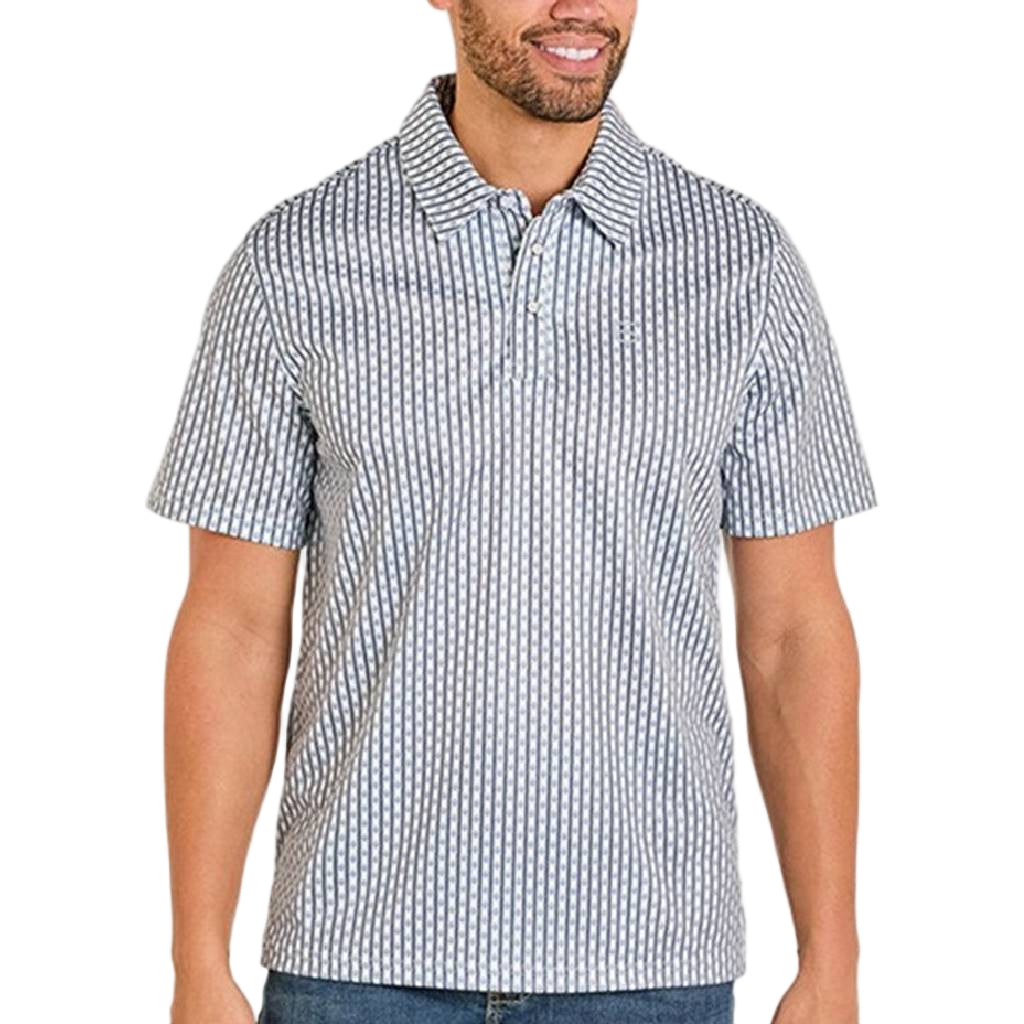 Panhandle Slim Men's Aztec Print Snap Polo Shirt