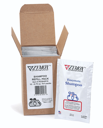 Zymox Enzymatic Shampoo Refill Kit  0.75oz (10 Pack)