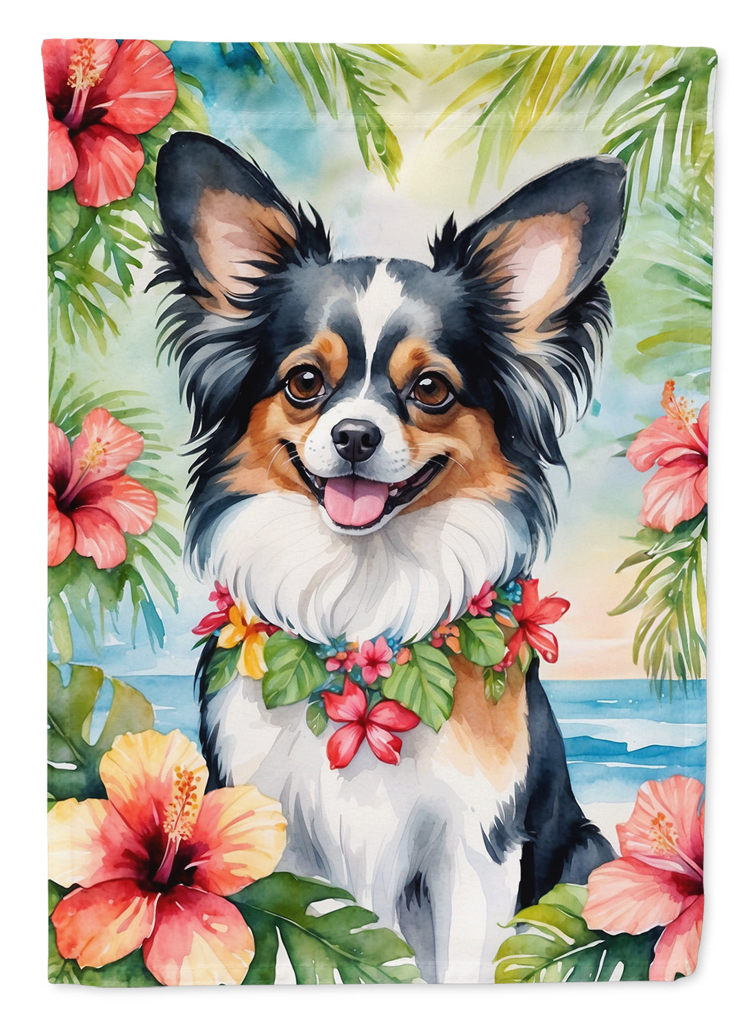 Papillon Luau House Flag