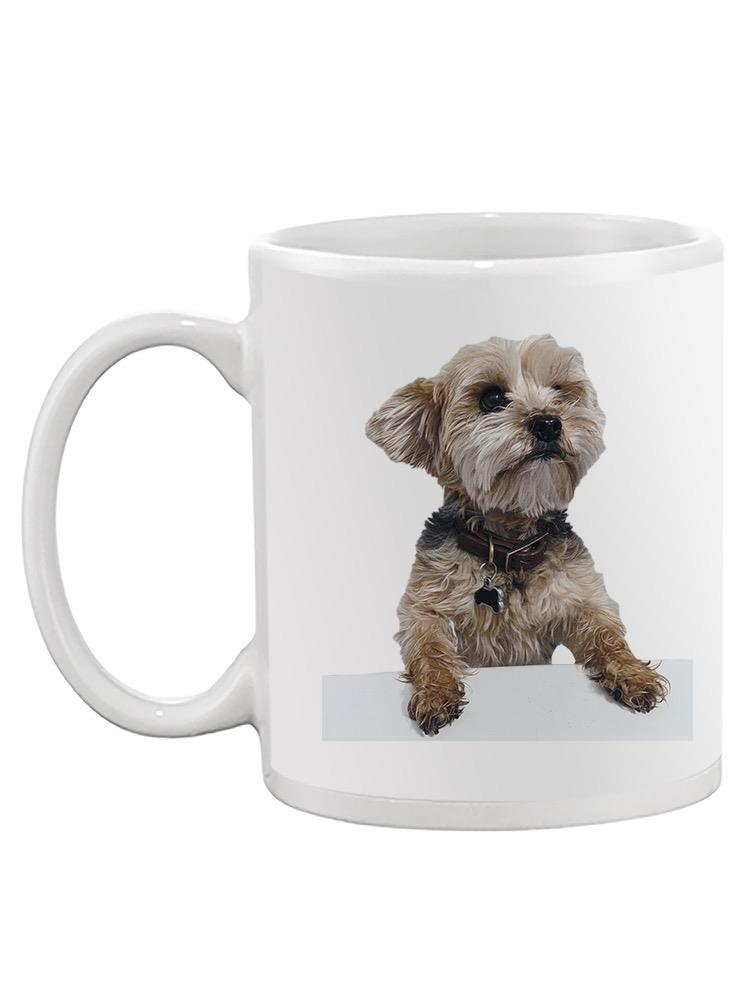Yorkie Dog Leaning Mug -SPIdeals Designs