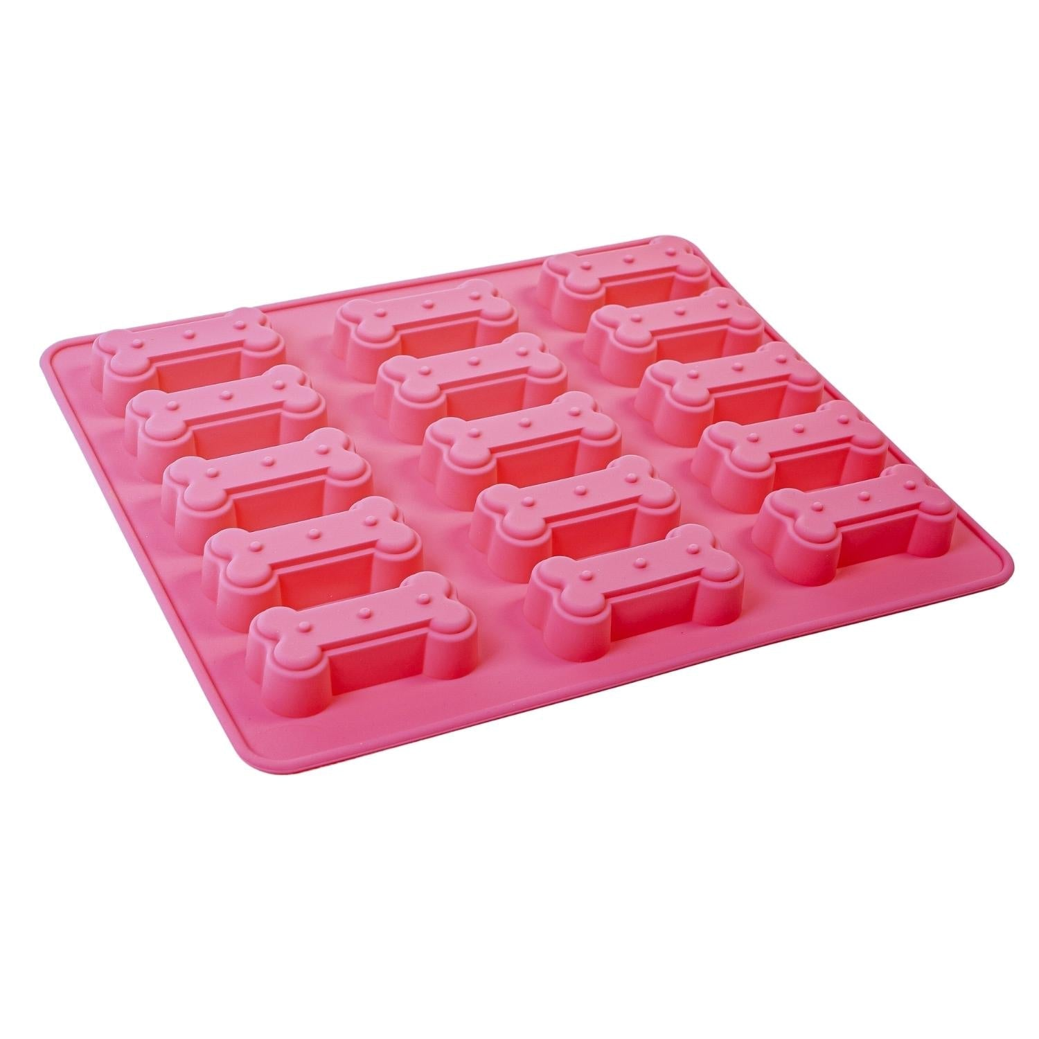 3-in-1 Dog Bone Silicone Treat Baking Tray  For Healthy, Homemade Dog Treats, Cakes, & Frozen Snacks