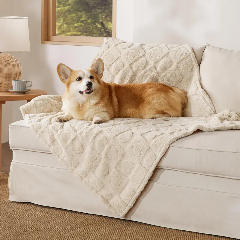 Bedsure Dog Blankets For Large Dogs Washable - Fluffy Fuzzy Cat Puppy Blanket With Premium 300Gsm Coral Fleece Soft For Pet Kitt