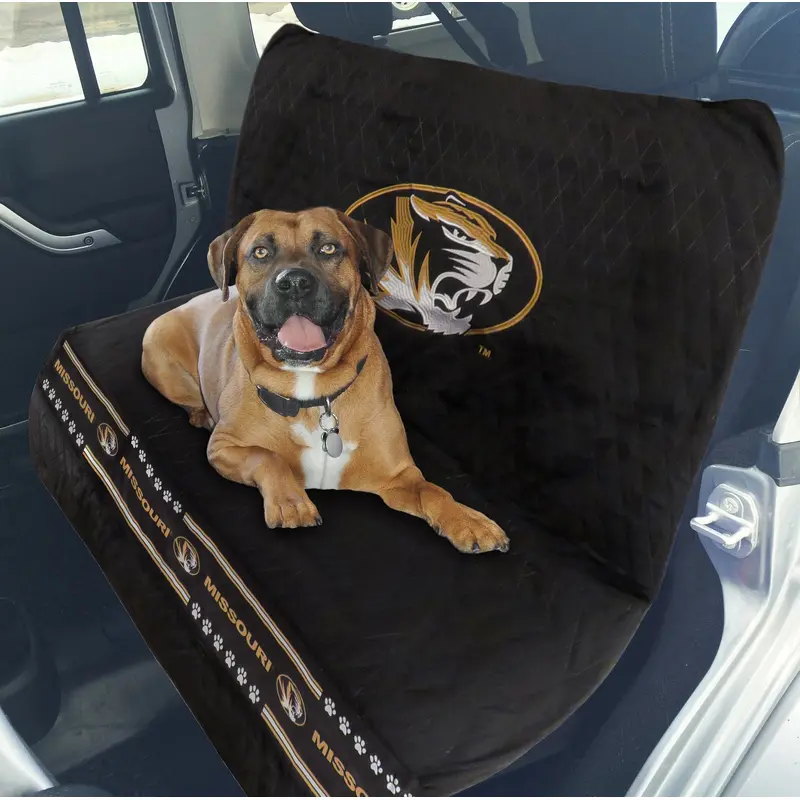 Pets First Collegiate Missouri Tigers Pet Car Seat Cover