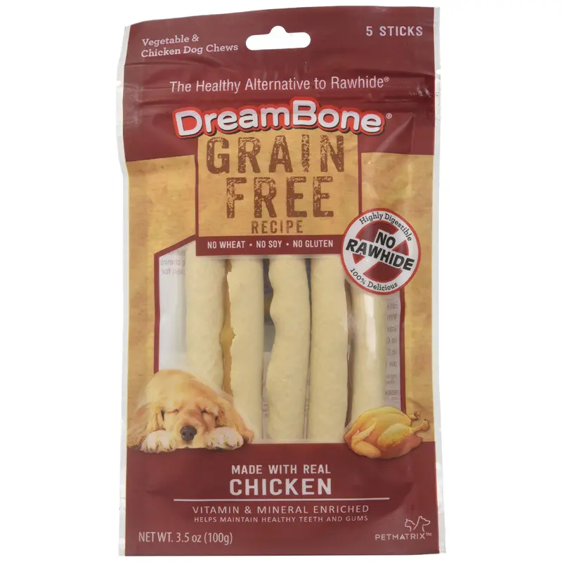 DreamBone DreamSticks, Treat Your Dog to a Chew Made with Real Chicken and Vegatables