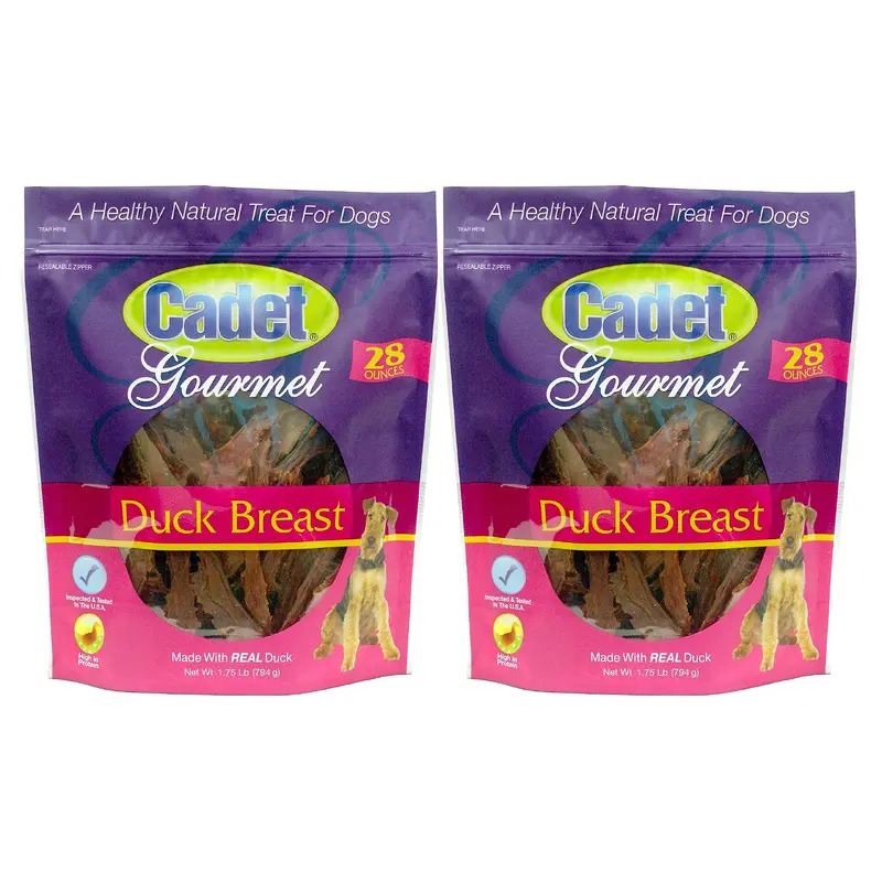 (2 Pack) Duck Breast Dog Treats, 28 Ounce