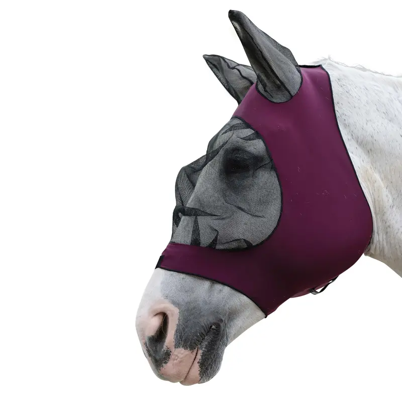WeatherBeeta Stretch Eye Saver with Ears, Purple/Black, Pony