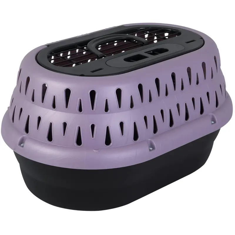 Petmate Top Load Pet Carrier for Cats, 19 Inches Long, Holds Pets Up To 10 Pounds, Purple