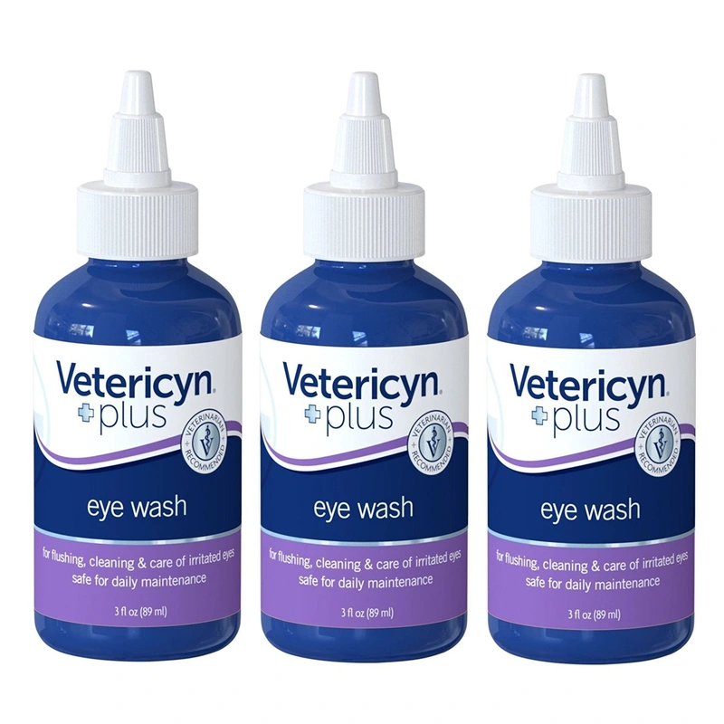 (3 Pack) Vetericyn Plus All Animal Eye Wash, 3 Ounces Per Pack